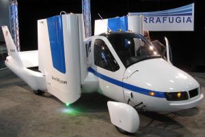 Flying car set for take-off