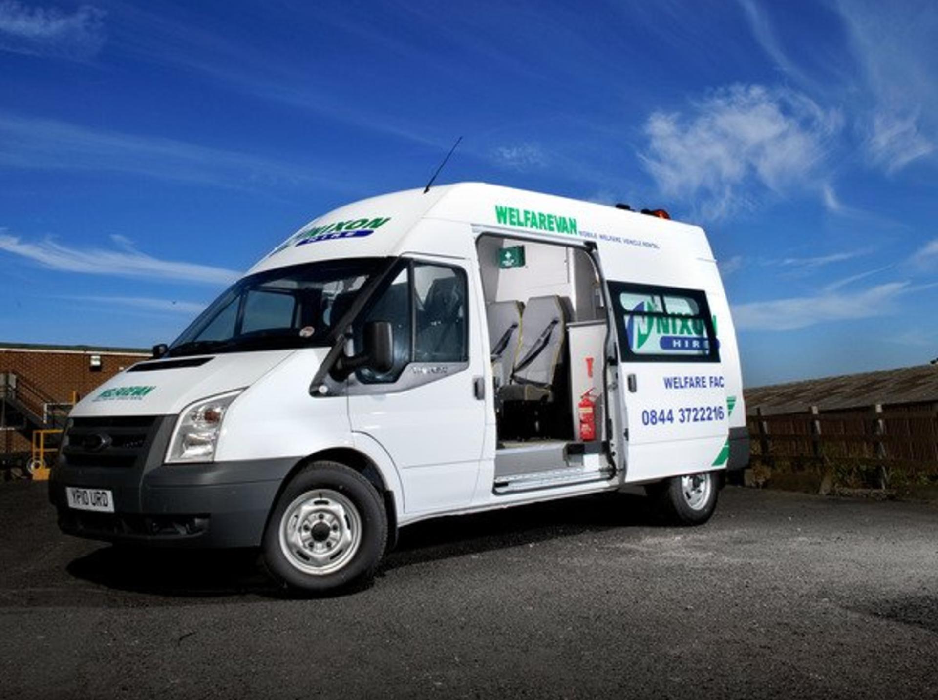 Equipment hire firm divests welfare van fleet
